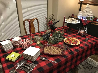 Dessert table at Johanna's house